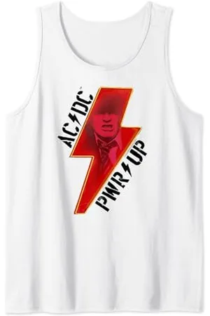 AC/DC ACDC PWRUP Ablum Bolt Rock Music Band Canotta