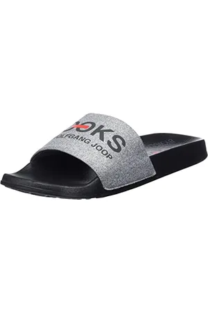 JOOP! 13437, Comfort Dusch & Badeschuh Flipflop mit Rutschfester Eva-Sohle Uomo, Schwarz/Grau, 42 EU