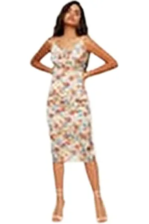 Trendyol Mini Wrapover Fitted Dress Vestito, , 34 Donna