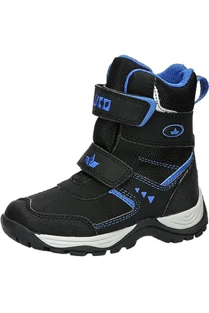 LICO Asker V, Stivali da Neve, Nero/Blu, 36 EU