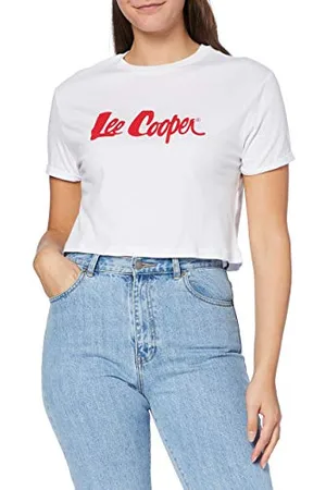 Lee LC Cropped Tee T-Shirt, , M Donna
