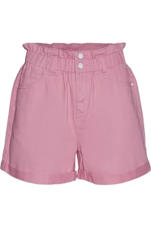 VERO MODA Vmlyra HR Paperbag-Pantaloncini, , L Donna
