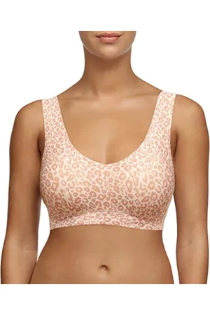 Chantelle DE Softstretch Bustier Mit Soft Cups, V-ausschnitt, Reggiseno con coppe modellate Donna, (Leo Neutral), M-L