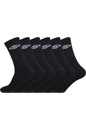 Umbro Calzini Uomo Sportivo Morbido, Set di 6 Calze Uomo Lunghe, Running, Confortevoli, , Taglie 39/42