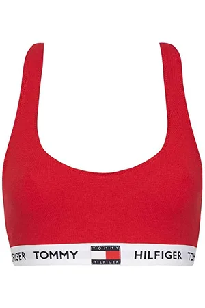 Tommy Hilfiger Bralette Donna Elasticizzata, (Tango Red), M