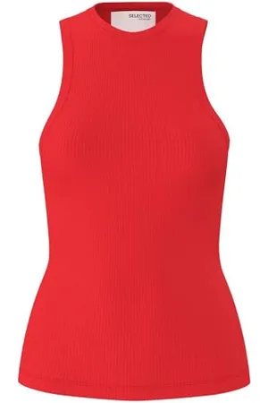 SELECTED Slfanna Noos-Canottiera O-Neck Canotta, , S Donna