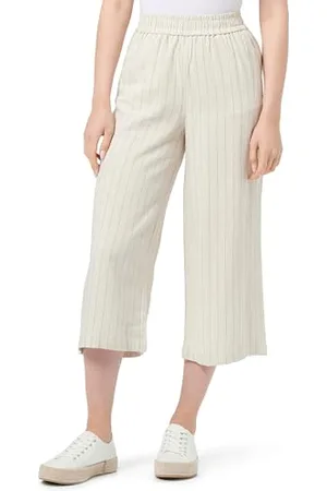 Pieces® Pcvinsty HW Linen Culotte Noos BC Pantaloni in Tessuto, , L Donna