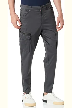 JACK & JONES Jpstace Jjdex Tapered AKM Noos Pantaloni Cargo, Asfalto, 36W x 34L Uomo