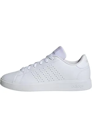 adidas Advantage Base 2.0 Shoes, Scarpe Donna, Cloud White/Cloud White/Clear Pink, 38 2/3 EU