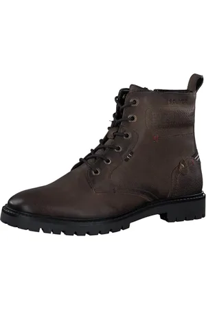QS by s.Oliver Lace Boot Flat 5-15220-43-Stivale, Stivaletto Uomo, , 41 EU
