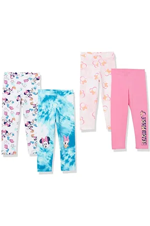 Amazon Disney | Marvel | Star Wars | Frozen | Princess Leggings Bambine e Ragazze, Pacco da 4, , 11-12 Anni