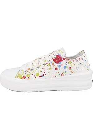 Dockers Scarpe da Ginnastica Donna, Bianco / multi, 39 EU
