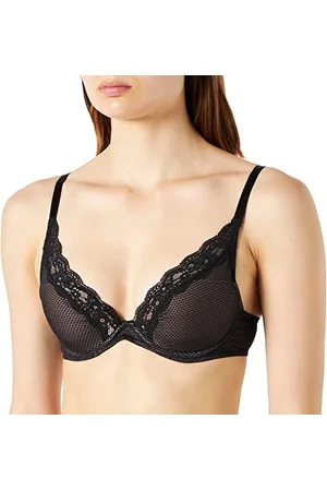 Passionata Tief ausgeschnittener T-Shirt-BH Brooklyn Reggiseno, Schwarz, 75B Donna