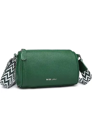 MISS LULÙ Borsa Donna in Pelle Stile Vintage, Borsa Tracolla Donna Elegante, Borse Donna di Alta Qualità, Design Classico ed Elegante per Ogni Occasione