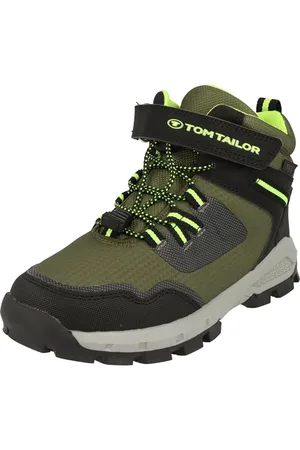 TOM TAILOR 4270040005, Stivali da Neve, Cachi Black Lime, 36 EU