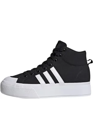 adidas Bravada 2.0 Platform Mid Shoes, Scarpe Donna, Core Black/Cloud White/Core Black, 41 1/3 EU