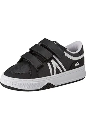 Lacoste L001 222 1 sui, Scarpe da Ginnastica, Colore: Bianco e Nero, 21 EU