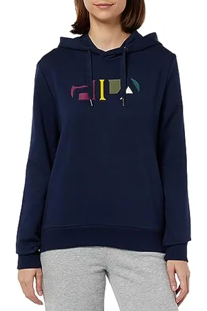 Fila BORNHEIM Felpa con Cappuccio, Black Iris, XS Donna