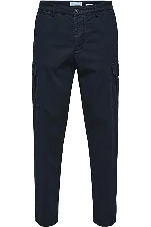 SELECTED Selected Slhslimtapered-Wick 172 Cargo W Noos Pantaloni, Zaffiro Scuro, W30 / L34 Uomo