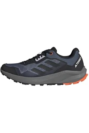 adidas Terrex Rider Trail Running Shoes, Scarpe Uomo, Wonder Steel/Core Black/Orange, 46 2/3 EU