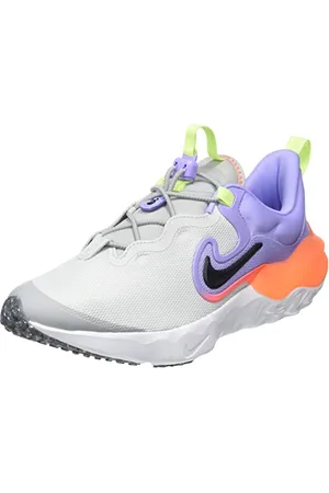 Nike Run Flow, Sneaker, Photon Dust/Black-Purple Pulse, 36 EU