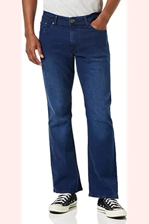 Enzo Ez401 Jeans Bootcut, (Mid Stonewash MSW), W34/L30 (Taglia Produttore: 34S) Uomo