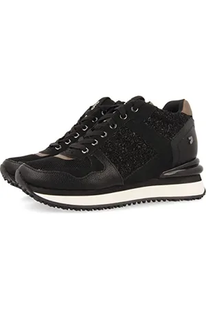 Gioseppo Sneakers Nere Monocolore da Donna lellig con Zeppa Interna