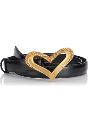 Pinko Love Heart H2 Belt Pelle Vintage Cintura, , XS Donna