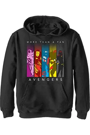 Marvel Avengers Classic-Fan Favs Hoodie Felpe con Cappuccio, , 9/10 Bambini e Ragazzi