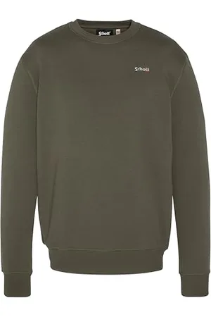 Schott NYC Swcasual1 Felpa, Salvia Cachi, L Uomo