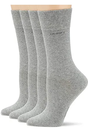 Camano 3642000 Calze, (Grey 0010), 39/42 (Pacco da 4) Donna