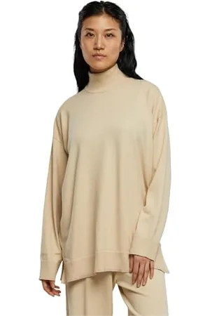 Urban classics Ladies Knitted Eco Viscose Sweater Maglia di Tuta, , XXXL Donna