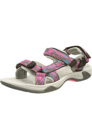 CMP KIDS HAMAL HIKING SANDAL, Sandalo Sportivo Unisex - Bambini e ragazzi, Purple Fluo-Ghiaccio, 30 EU