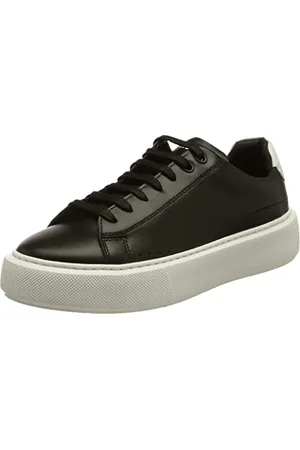 HUGO BOSS Quiver_derb_lt, Scarpe da Ginnastica Donna, Nero 1, 39 EU