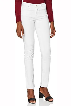 Cross Jeans Cross Anya P 489 Jeans Slim, (White 107), 29W x 34L Donna