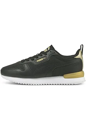 PUMA R78 Wns Metallic Pop, Scarpe da corsa, Donna, Black/ Black/ Team Gold, 36 EU