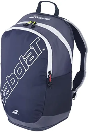 Babolat BP Evo - Zaino corto ideale per il trasporto e scomparti spaziosi, per 3 racchette da Tennis, robusto e resistente, 100% riciclato, marca francese-nero, misto, , taglia unica