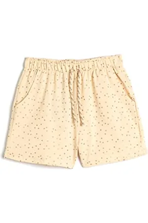 Koton Shorts Drawstring Elastic Waistband Gleamy Polka-DOT Cotton Pantaloncini, (0d6), 7-8 Anni Girls