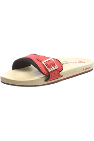Berkemann Berkilette, Sabot Unisex-Adulto, Multicolor (Rot/Schwarz), 37 EU