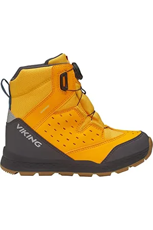 Viking Es​p​o​ Hi​g​h​ 2 WP BOA Wa​r​m​, Stivali da Neve Unisex - Bambini e ragazzi, Multicolore (Apricot/Ocean), 38 EU