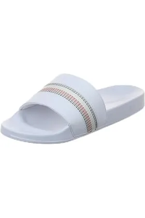 Tommy Hilfiger Donna Scarpe da Mare Stripes Pool Slide con Impunture, (White), 38