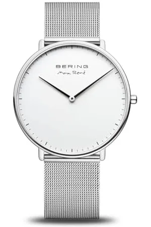 Bering Analogico Quarzo Max René Orologio con Cinturino in Acciaio Inossidabile Cinturino e Vetro Zaffiro Unisex