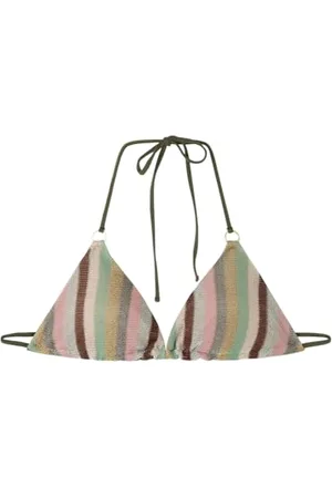 Women secret Top Bikini Triangular Rayas Brillante Reggiseno, , 95B Donna