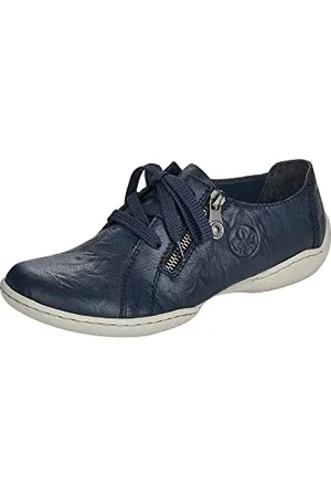 Rieker 58821, Scarpe da Ginnastica Donna, Blue, 36 EU
