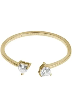 Fossil Anello da donna Sadie Tokens Of Affection Toi Et Moi, acciaio inossidabile color , JF04359710
