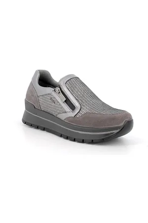 IGI&CO Donna Anika, Scarpe da Ginnastica, Grigio Laminato-Grigio, 40 EU