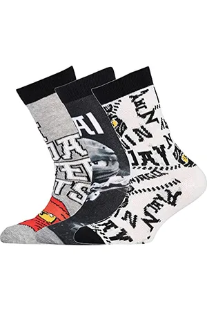 LEGO Wear Ninjago 3 Pack Socks Confezione da 3 Calzini, , 26 Regular Bambino