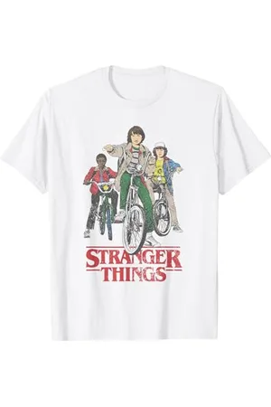 Stranger Things Hawkins Bike Riders Maglietta
