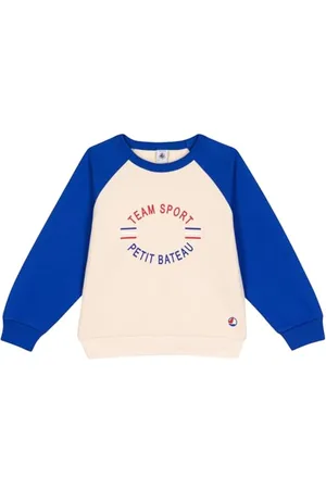 Petit Bateau A0BII Felpa A Maniche Lunghe Bambino 5 Anni