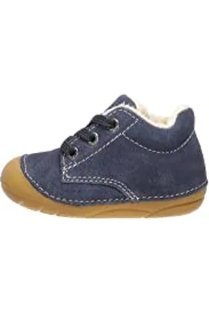 Lurchi Flori, Scarpe da Ginnastica Basse Unisex-Bambini, Blu (Navy 22), 18 EU